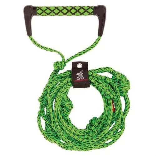 AHWS-R03 Airhead Wakesurf Rope  25'  5 Section  Gre