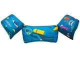 Airhead Elite Child Life Vest Scuba design with vibrant underwater graphics, ensuring safety and comfort for young swimmers.