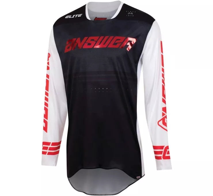 Answer 23 Elite Finale Jersey Black/White/Red - Large - 447446