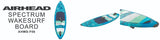 AHWS-F06 Airhead Spectrum Wakesurf Board