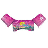 Pink Airhead Otter Elite Ch Life Vest with a vibrant mermaid design for water activities.