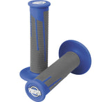 ProTaper Full Diamond Clamp-On Grips - Blue/Dark Gray - 021688