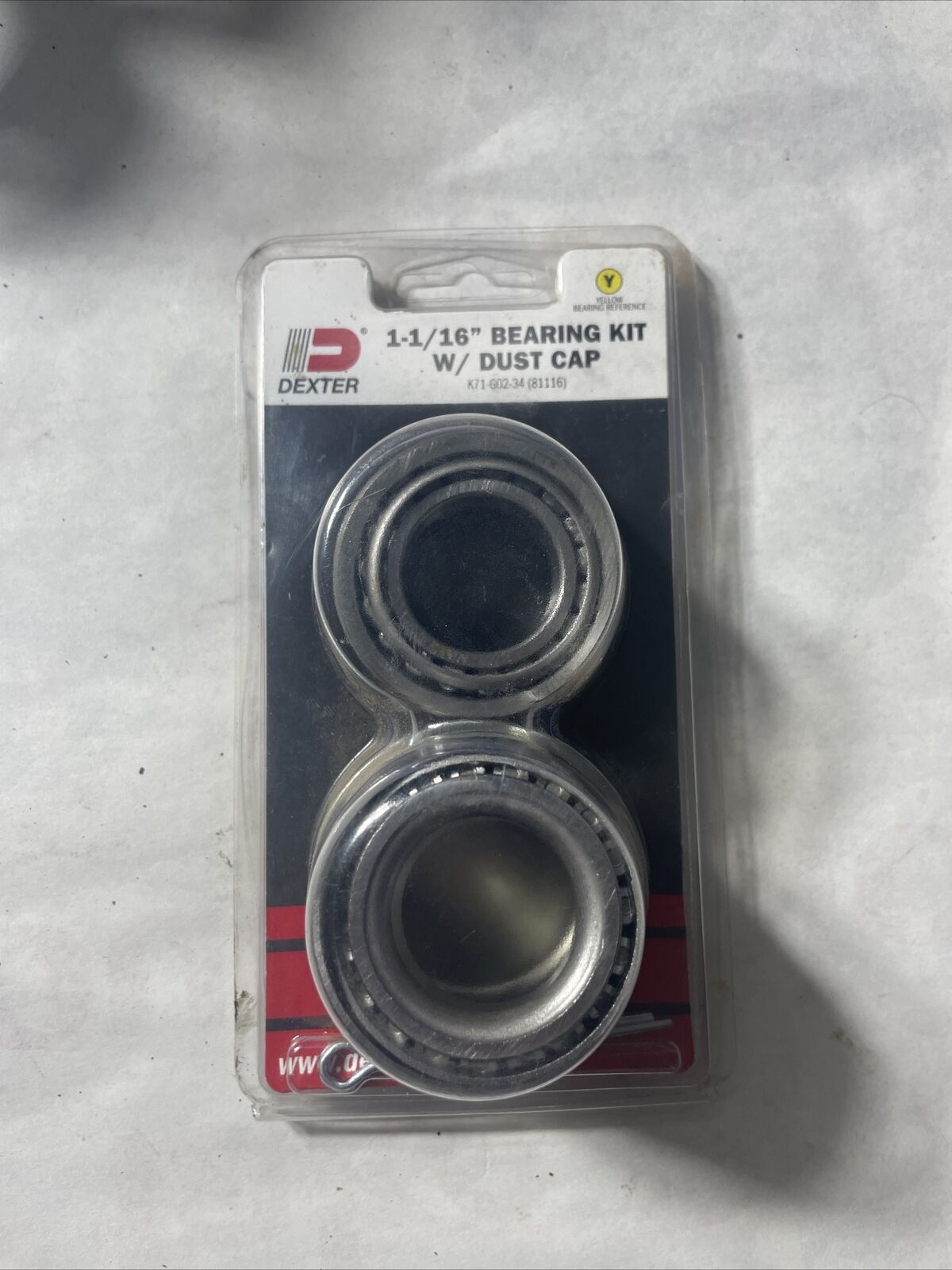 81116 Dextr Marine 1-1/16' Bearings W/ Dust Cap