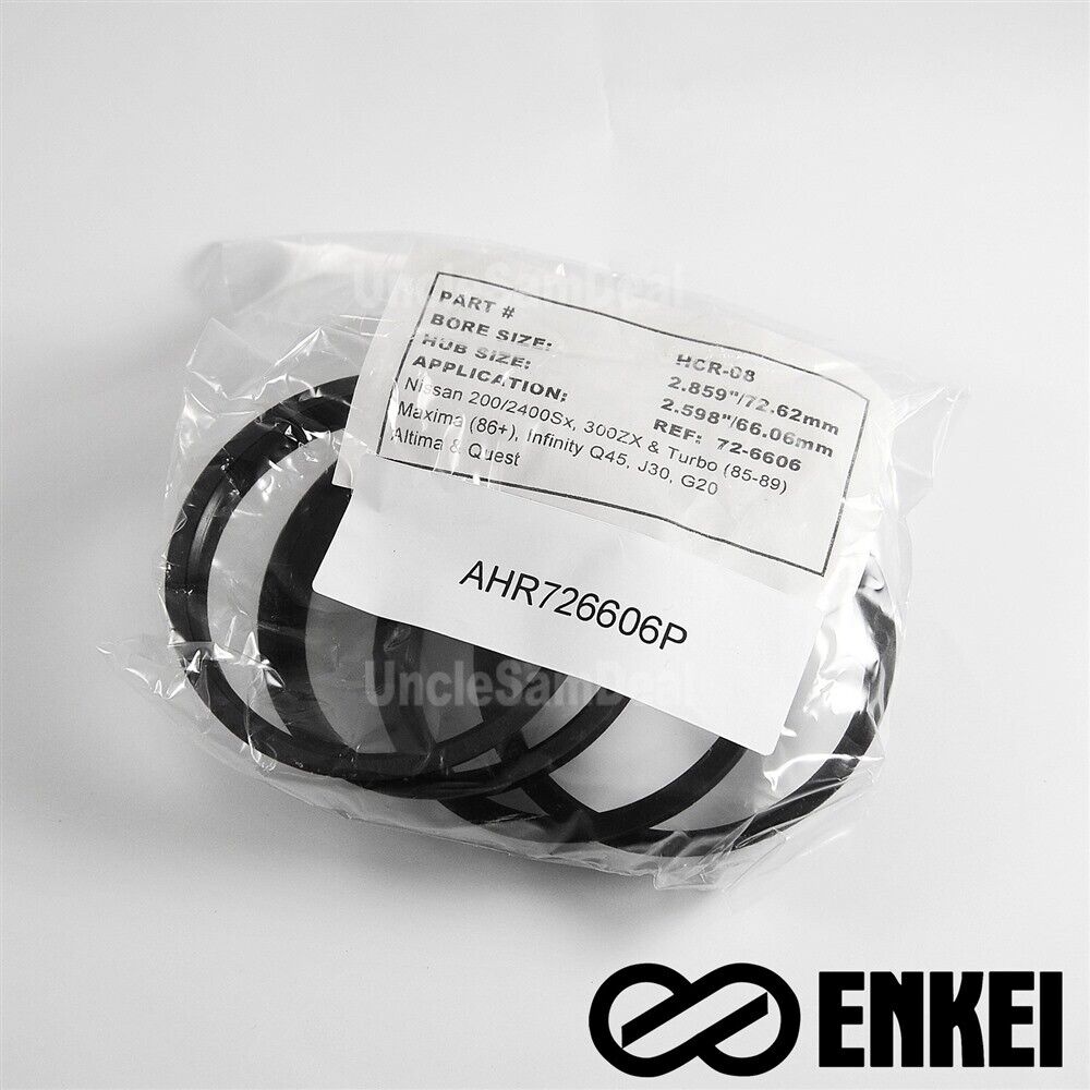 Enkei 4 Pk OD 72.62 ID 66.06 Hub Rings - AHR726606P