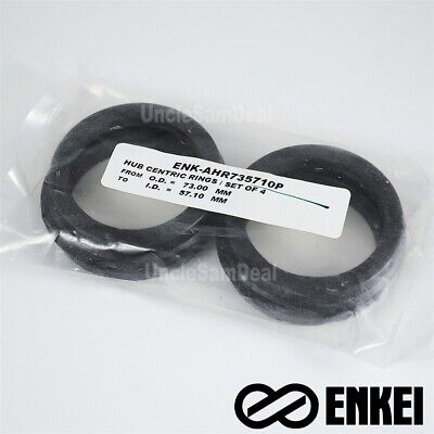 Enkei 4 Pk OD 73 ID 57.06  Hub Rings - AHR735710P