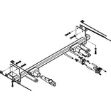 Blue Ox BX2681 Bsplt Ford/Lincoln Multiple Fit, premium towing accessory schematic for secure connection, strong & durable, perfect fit for Ford and Lincoln, easy installation, ideal for RV, Automotive, Powersports, off-road, marine, exterior, truck accessories, interior, truck bed, rv parts, Towing & Hitches, Towing Accessories | Brake Control | Tow Bars | Locks, AVADA - Best Sellers, Must Haves