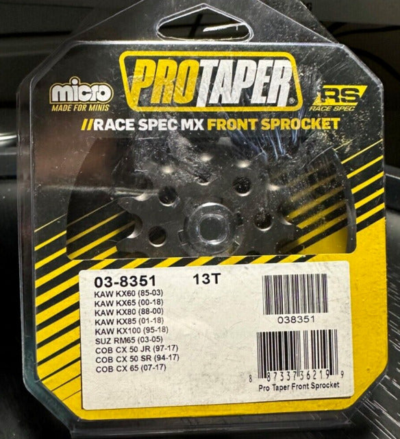 ProTaper Kawasaki/Suzuki/Cobra Front Sprocket - 13 Teeth - 038351