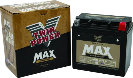 Twin Power GYZ-16HL Premium MAX Battery Replaces H-D 65958-04 Made in USA - RV and Auto Parts