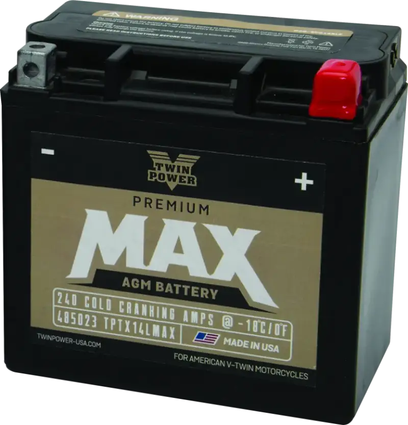 Twin Power GYZ-16HL Premium MAX Battery Replaces H-D 65958-04 Made in USA - RV and Auto Parts