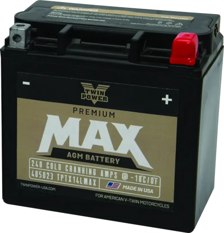 Twin Power GYZ-16HL Premium MAX Battery Replaces H-D 65958-04 Made in USA - RV and Auto Parts