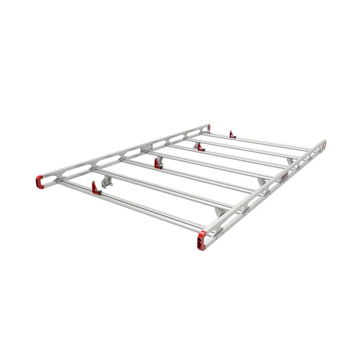 Weatherguard Aluminum Safari Van Rack - Full Size for transporting ladders and equipment, durable and lightweight aluminum, truck accessories, RV, Automotive, Powersports, off-road, marine, exterior, truck bed, rv parts, Cargo Management, AVADA - Best Sellers