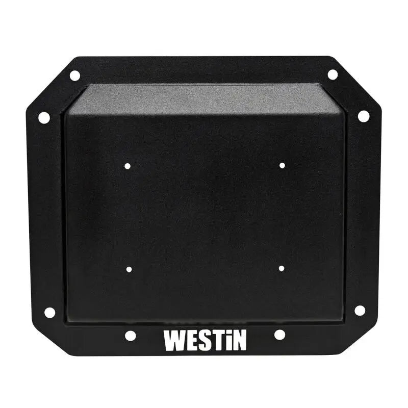 Westin 21-25 Ford Bronco (Excl. Sport) Spare Tire Delete Plate - Tex. Blk - Westin