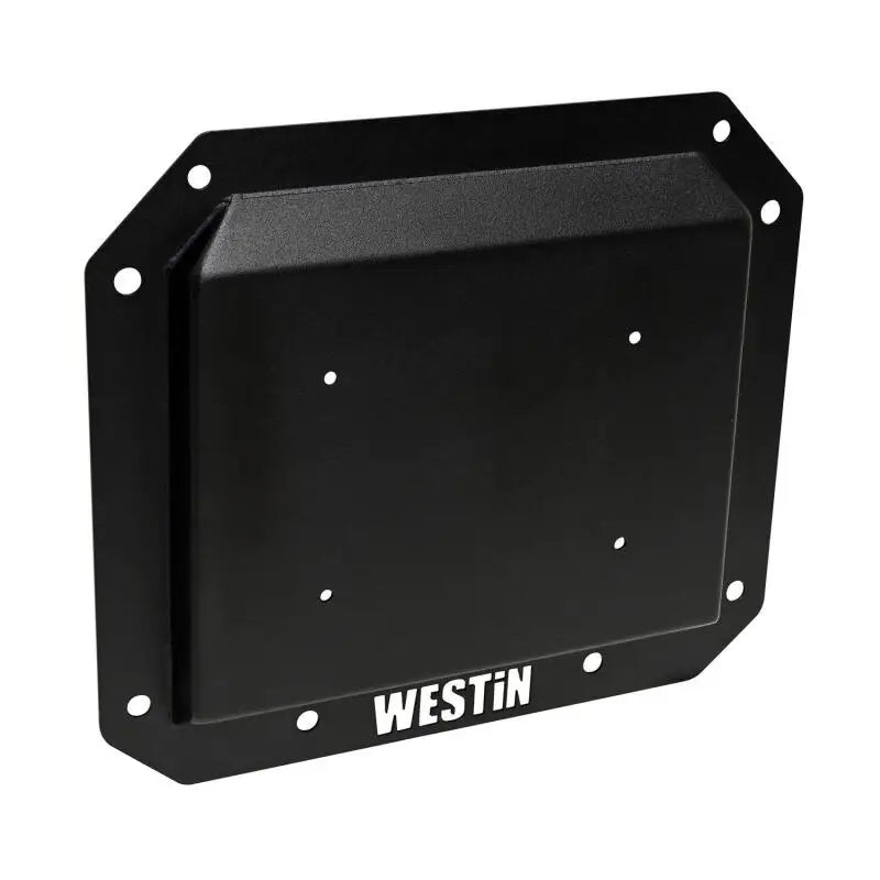 Westin 21-25 Ford Bronco (Excl. Sport) Spare Tire Delete Plate - Tex. Blk - Westin