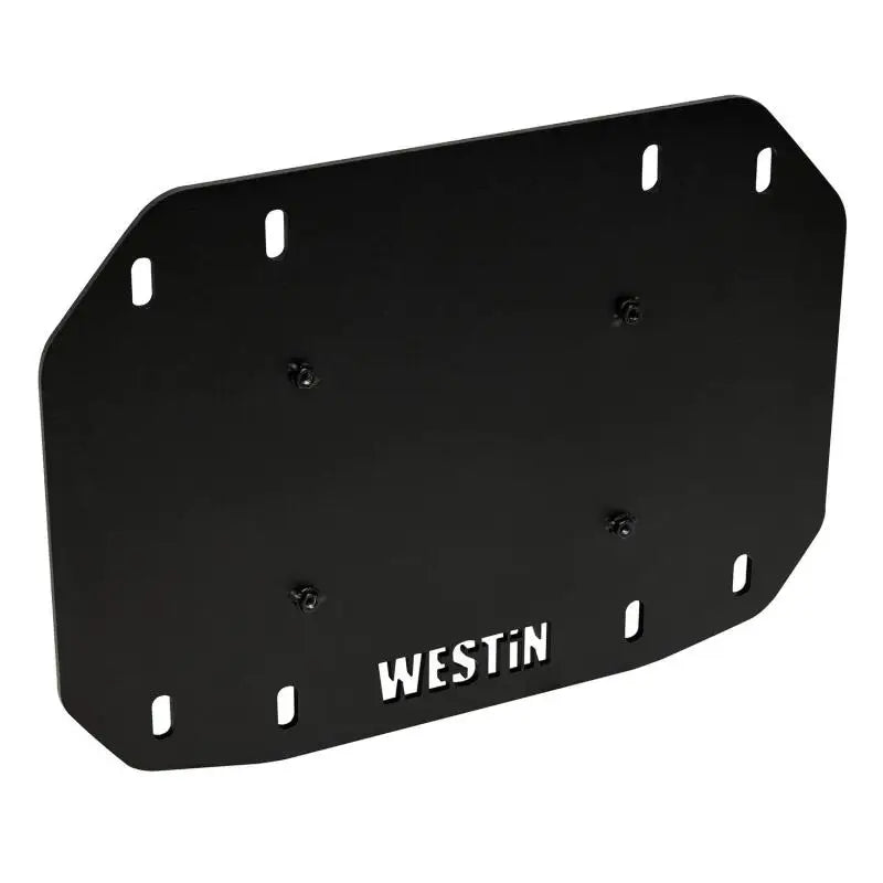 Westin 18-25 Wrangler JL Spare Tire Delete Plate - Tex. Blk - Westin