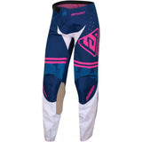 Answer 23 Arkon Trials Pant Blue/White/Magenta Womens - 2 Regular - 447407