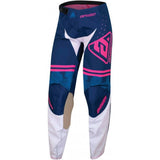 Answer 23 Arkon Trials Pant Blue/White/Magenta Womens - 10 Regular - 447411