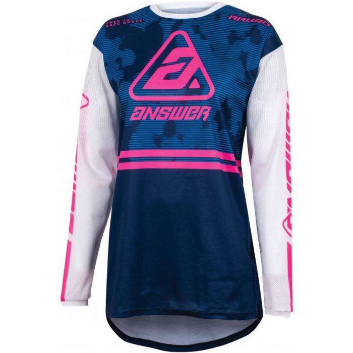 Answer 23 Arkon Trials Jersey Blue/White/Magenta Youth - XS - 447607