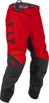 Fly Racing Fly Racing 375-93322 Youth F-16 Pants Red/Black Sz 22