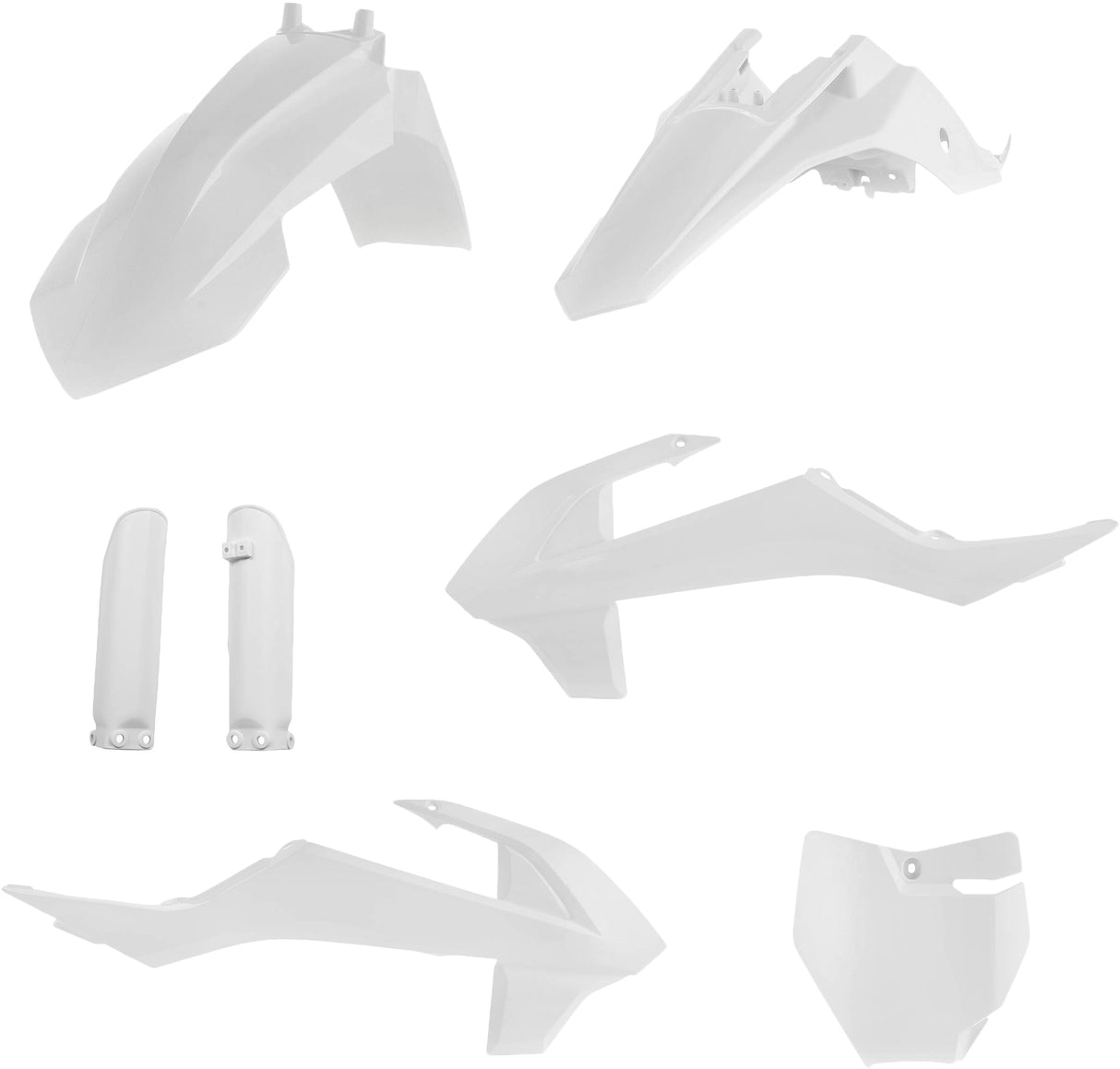 ACERBIS Full Plastic Kit White for Powersports