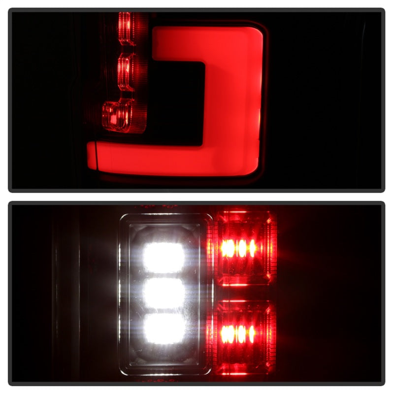 Spyder 17-18 Ford F-250 Super Duty (Excl LED Models) LED Tail Lights - Black (ALT-YD-FS17-LED-BK) 