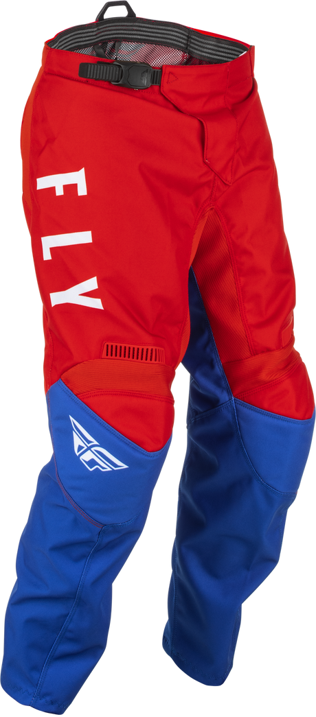 Fly Racing Fly Racing 375-93420 Youth F-16 Pants Red/White/Blue Sz 20