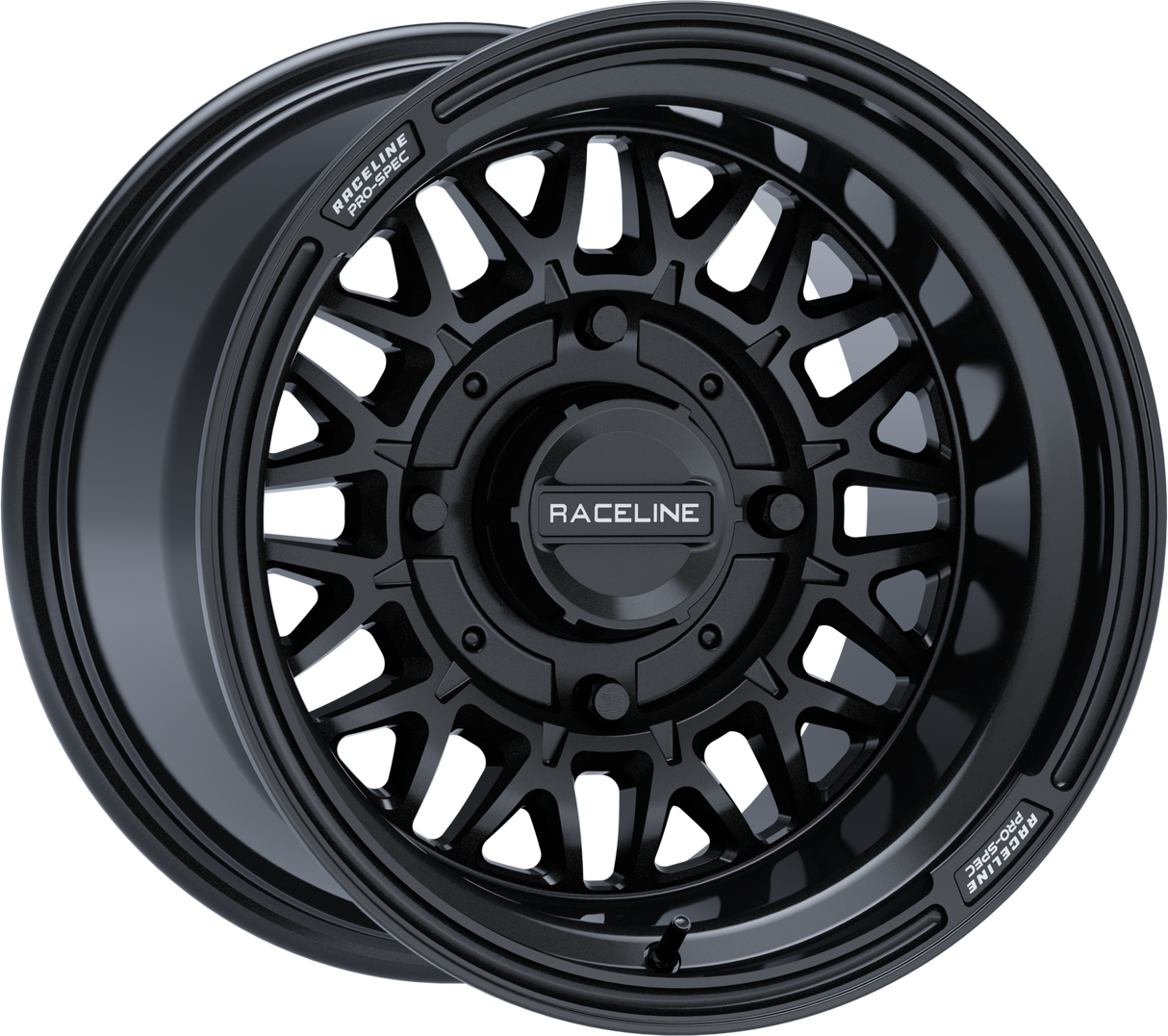 A13GB-51037-00 Raceline Omega 15x10 4/137 5+5 (0mm) GloSS Black