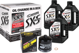 MAXIMA Sxs Quick Change Kit 5w 50 With Black Oil Filter