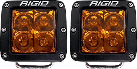 RIGID D Series Spot Amber Pro Pair for Powersports