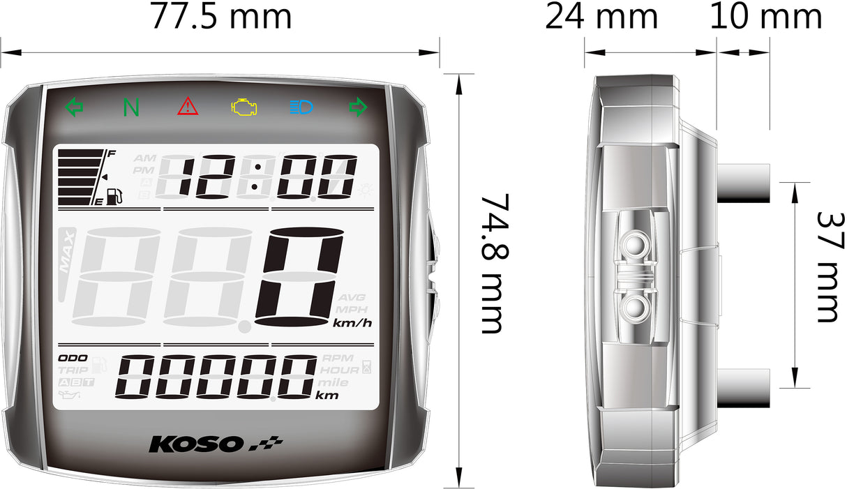 BB026001 Xr 01s Speedometer