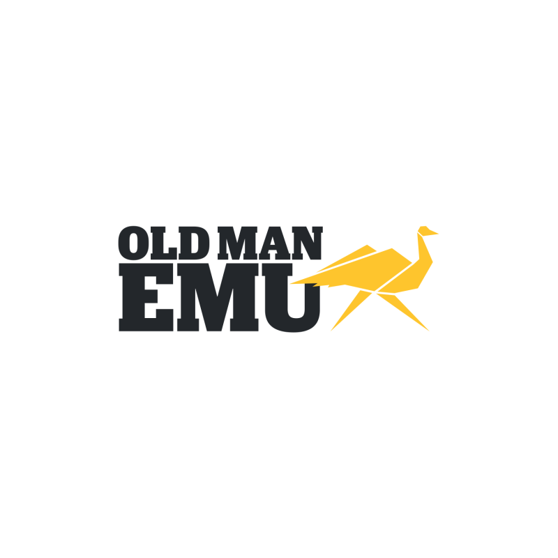 Old Man Emu logo featuring a stylized yellow emu on a white background.