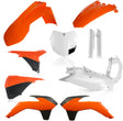 ACERBIS Full Plastic Kit Orange for Powersports