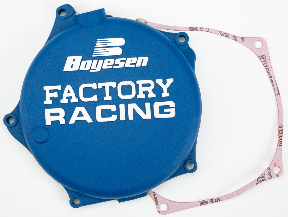 BOYESEN Factory Racing Clutch Cover Blue for Powersports