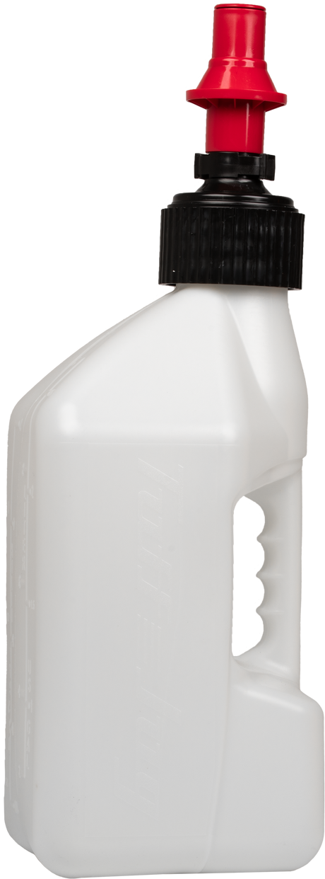 TUFF JUG WURR10 Utility Container White W/Red Cap 2.7gal