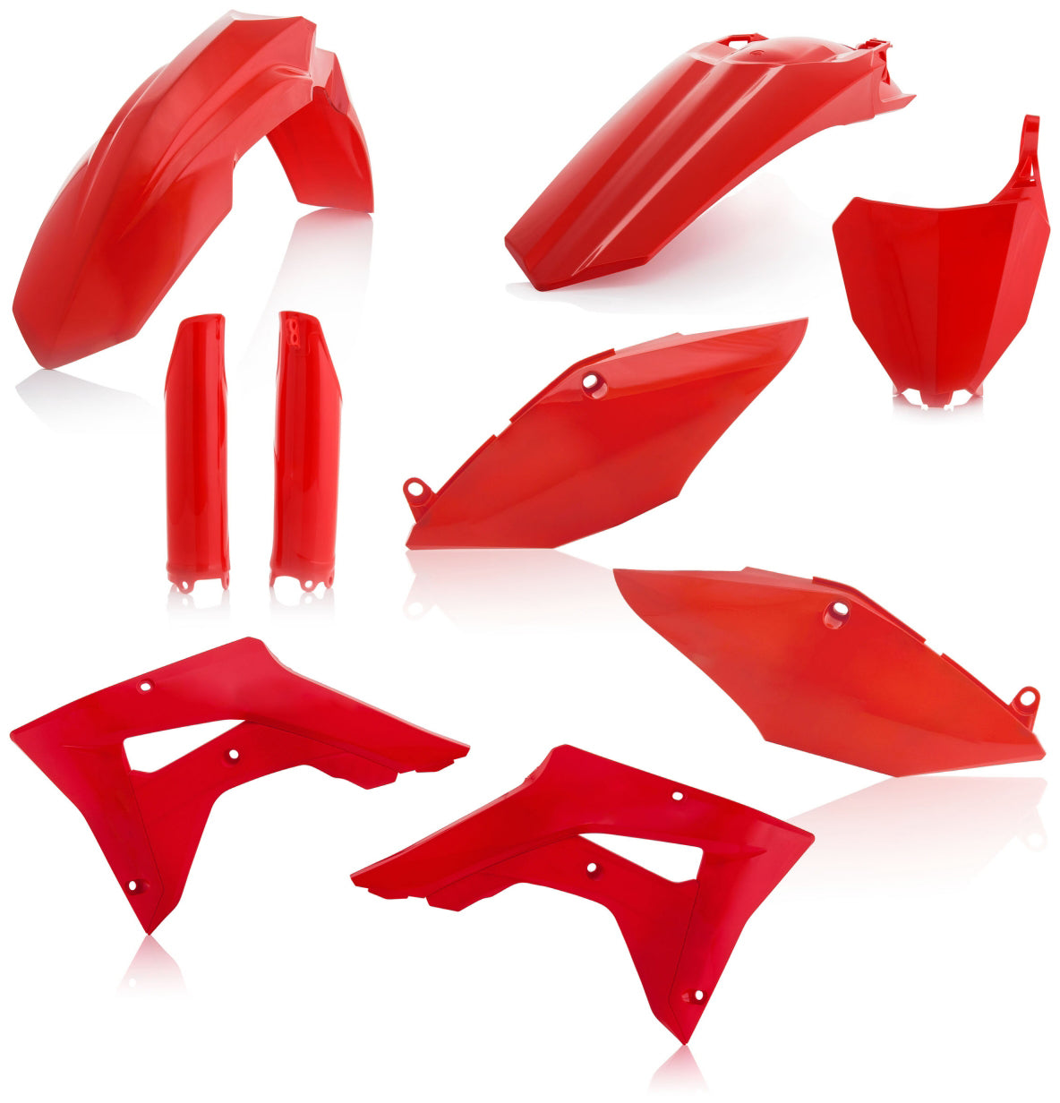 ACERBIS Full Plastic Kit Red for Powersports