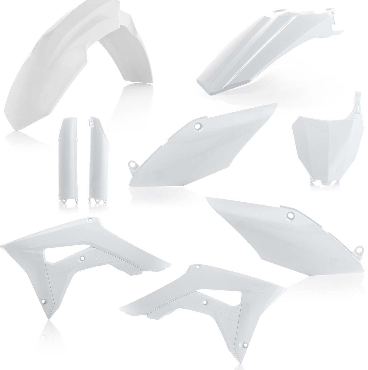 ACERBIS Full Plastic Kit White for Powersports