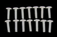 BS1-4 14 Piece Plastic Fender Set   StainleSS Bolt Kit 