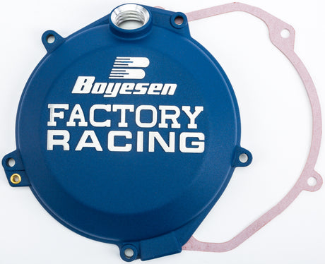 BOYESEN Factory Racing Clutch Cover Blue for Powersports