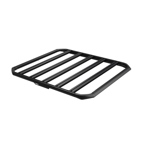 a black metal rack on a white background