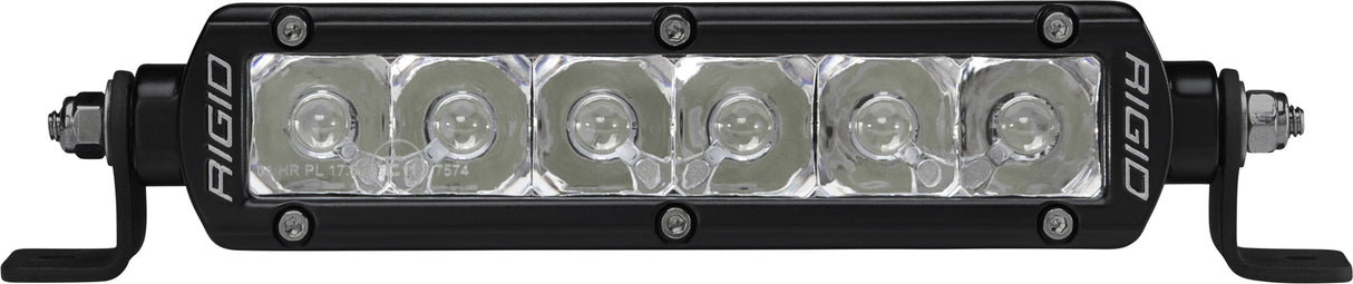 RIGID Sr Series Spot Light Bar 6" E Mark Compliant for Powersports