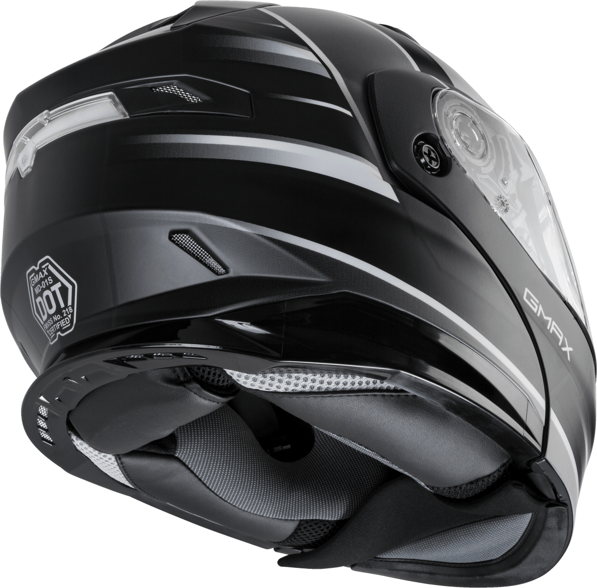 Md 01s Modular Snow Helmet Descendant Matte Blk/White 3x 