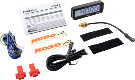 KOSO Pro 1 Rpm And Temp Meter for Powersports