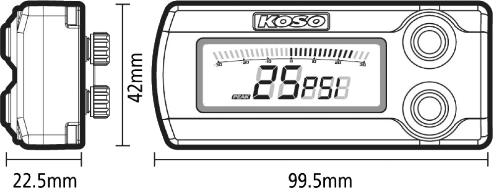 BA029000 X 1 Boost Gauge