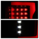 Spyder 15-18 Ford F-150 LED Tail Lights (w/Blind Spot) - Black Smoke (ALT-YD-FF15015BS-LBLED-BSM) 