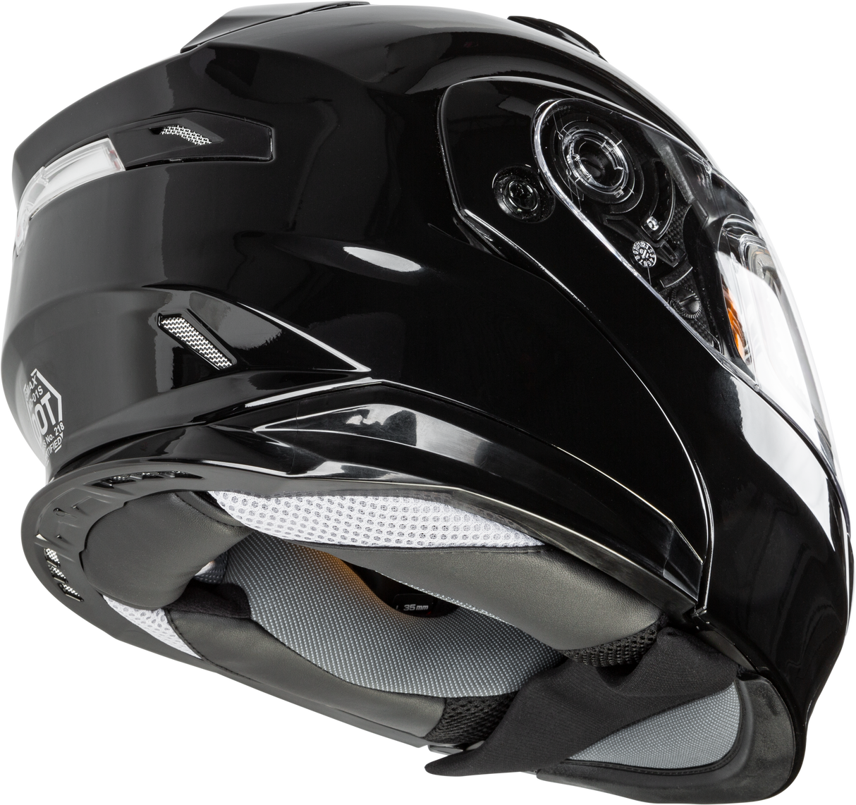 Md 01s Modular Snow Helmet W/Electric Shield Black 3x 