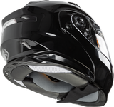 Md 01s Modular Snow Helmet W/Electric Shield Black 3x 