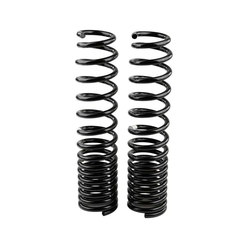 ARB / OME 2021+ Ford Bronco Front Coil Spring Set for Medium Loads, designed with micro-alloyed spring steel for superior resistance to sagging and corrosion. Ideal for enhanced ride control and comfort.