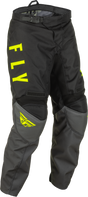 Fly Racing Fly Racing 375-93218 Youth F-16 Pants Grey/Black/Hi-Vis Sz 18