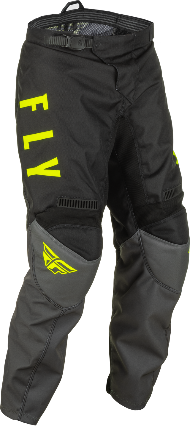 Fly Racing Fly Racing 375-93222 Youth F-16 Pants Grey/Black/Hi-Vis Sz 22