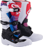 2015017-289-2 Tech 7s Boots Wht/Blk/Rainbow Sz 2 