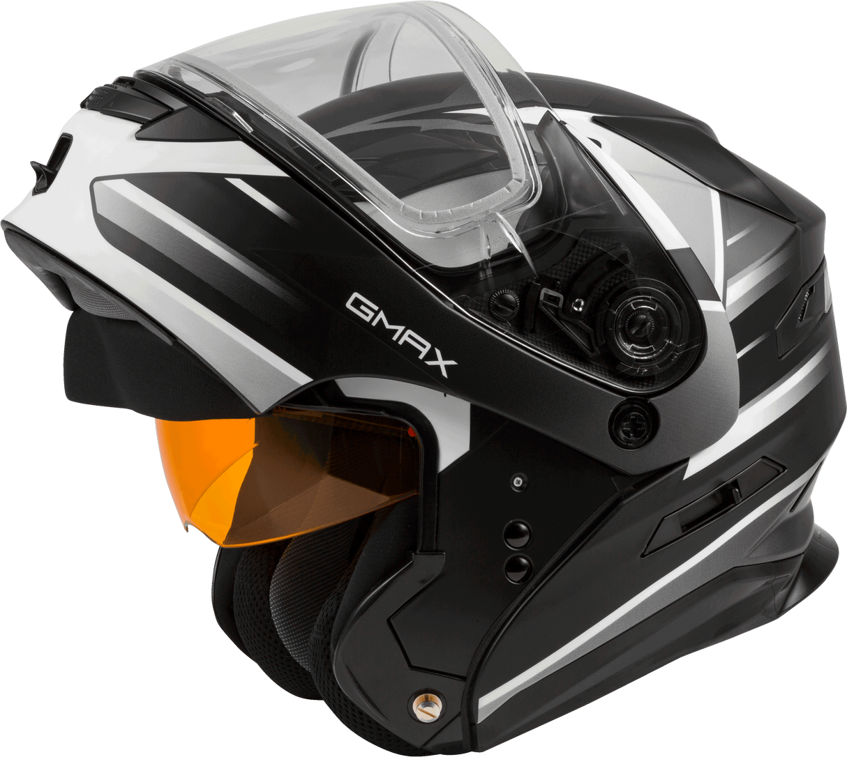 Md 01s Modular Snow Helmet Descendant Matte Blk/White 3x 